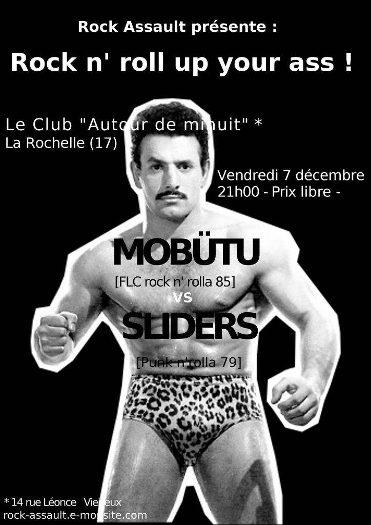 Mobutu & Sliders live au club Autour de Minuit le 7 Décembre 2018 à La Rochelle par Rock Assault