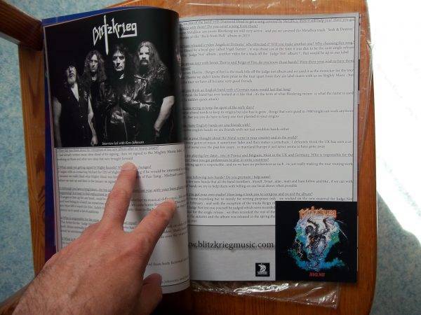 ©The Metal Mag N°28 with Blitzkrieg