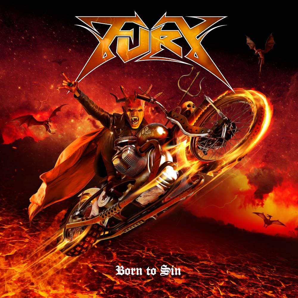 Fury : ‘Born To Sin’ CD 18th of March 2022 Self released. UK AOR / Heavy Metal band.