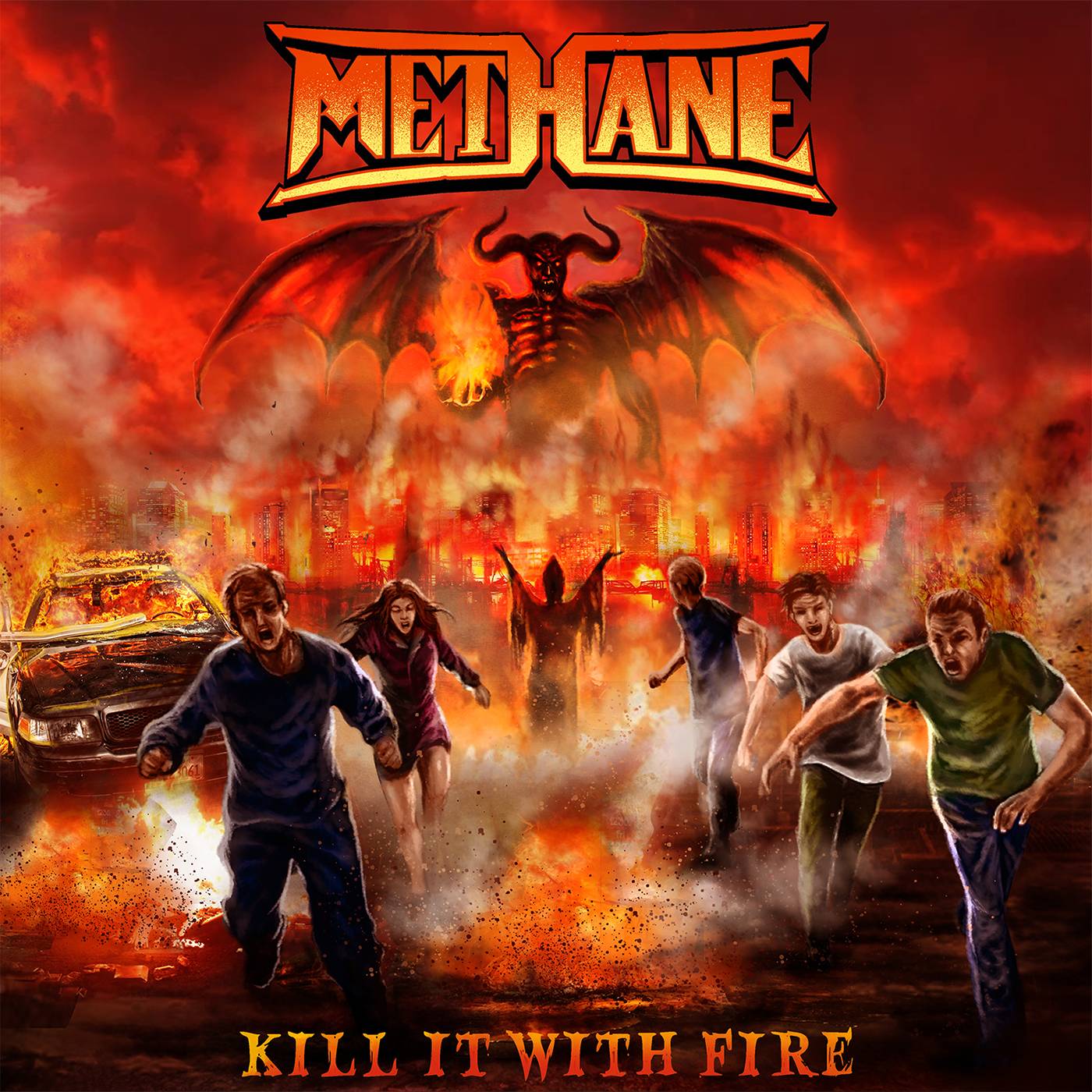 Methane :"Kill it With Fire" CD and LP and Digital 27th January 2023 Self Released.
