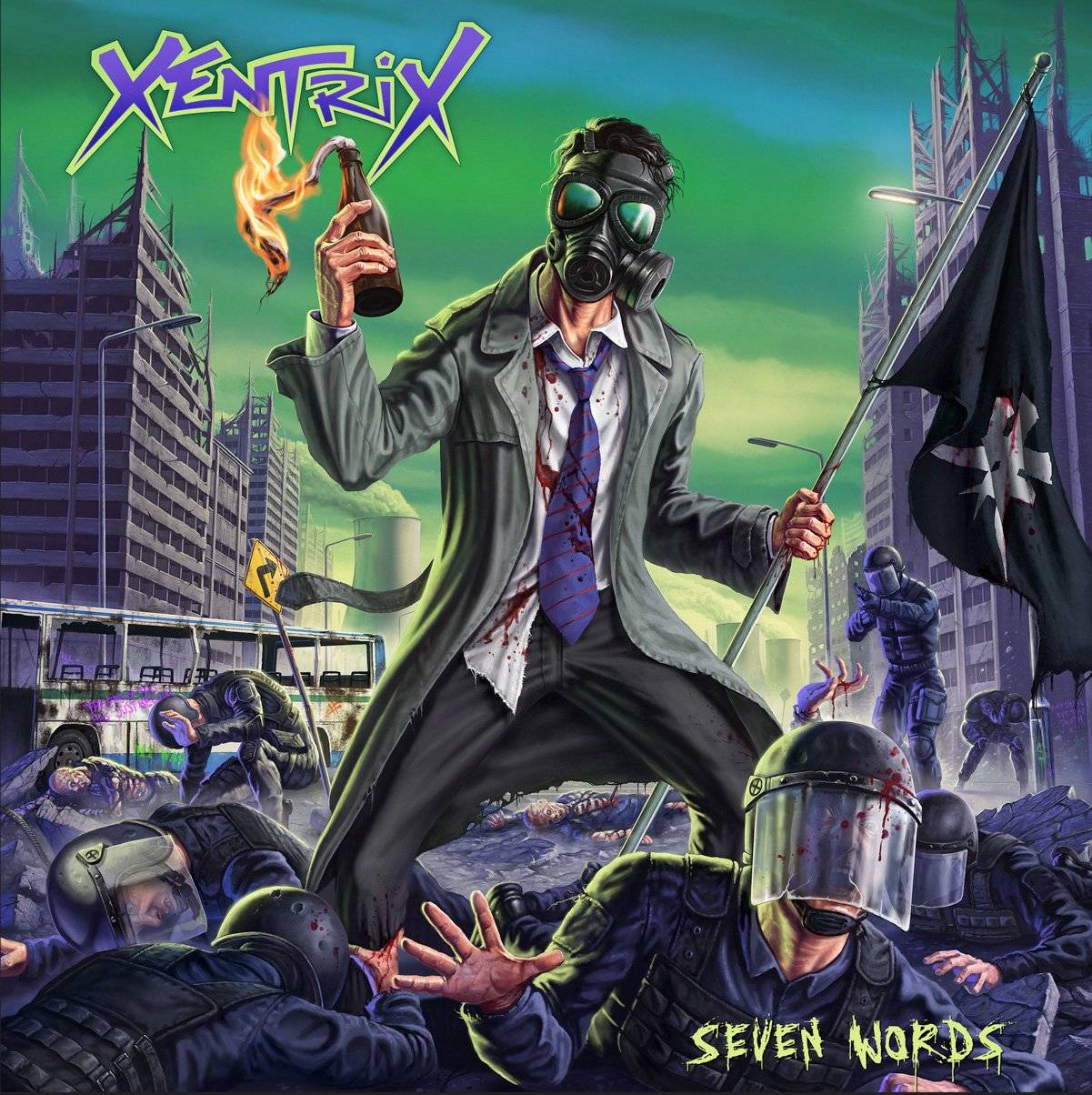 Xentrix:"Seven Words" CD and LP and Digital 7th November 2022 Listenable records.