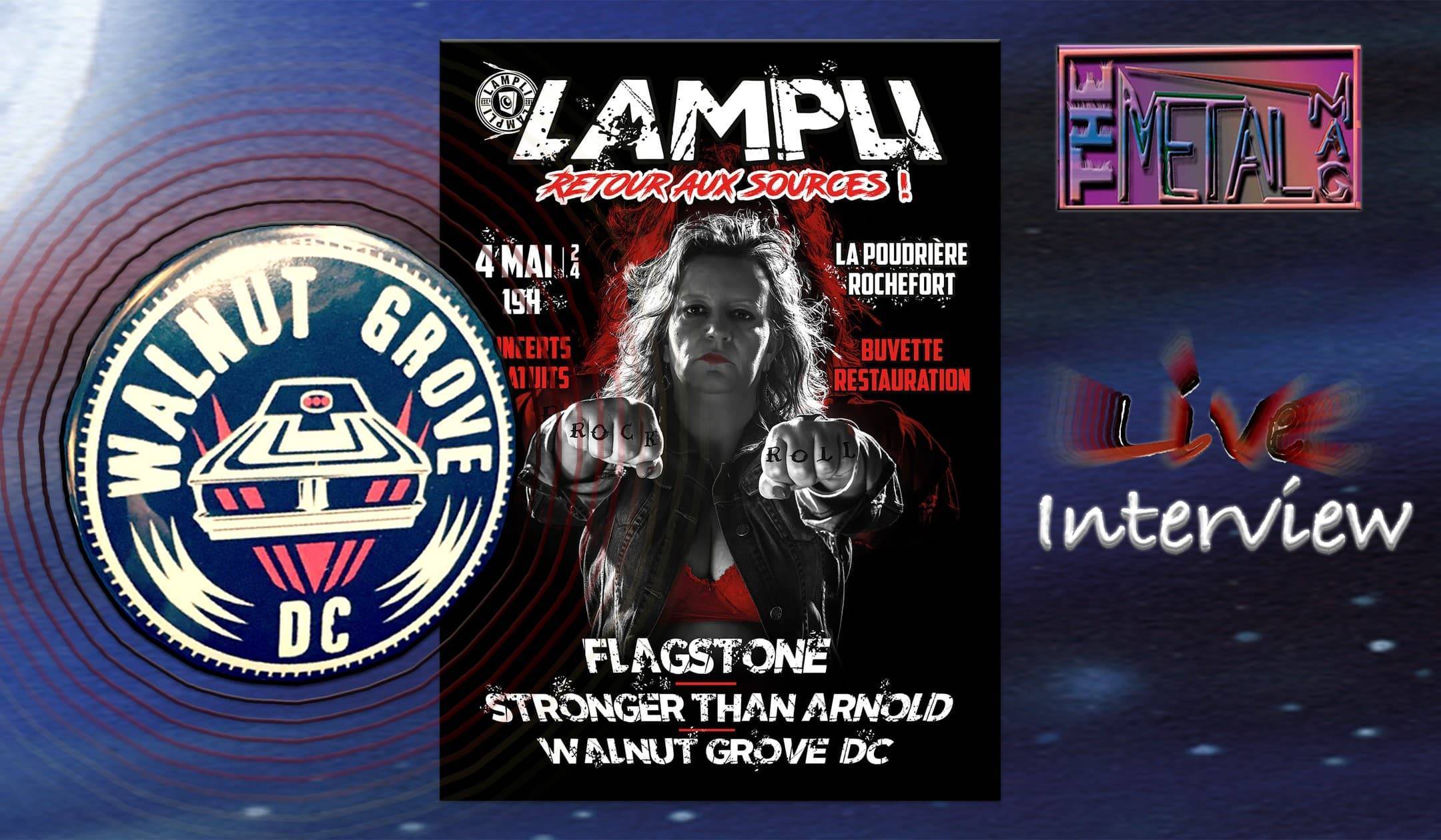 Walnut Grove DC Live Interview at the Crossroad Café France