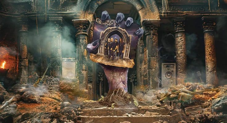 Electric Temple: "High Voltage Salvation" Digital and CD and LP 6th December 2024 Eonian Records.
