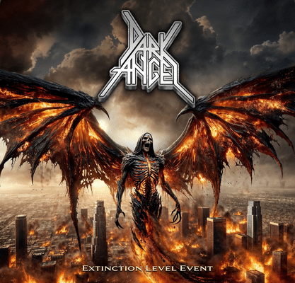 Dark Angel: "Extinction Level Event" CD and LP 10th September 2025 Reversed Records.