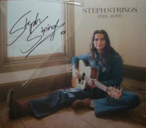 Steph String: "Feel Alive" CD ad LP 9th January 2026 AboutJobsFor the Record.