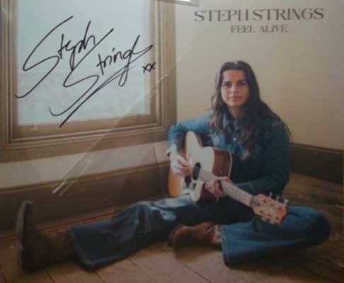 Steph String: "Feel Alive" CD ad LP 9th January 2026 AboutJobsFor the Record.