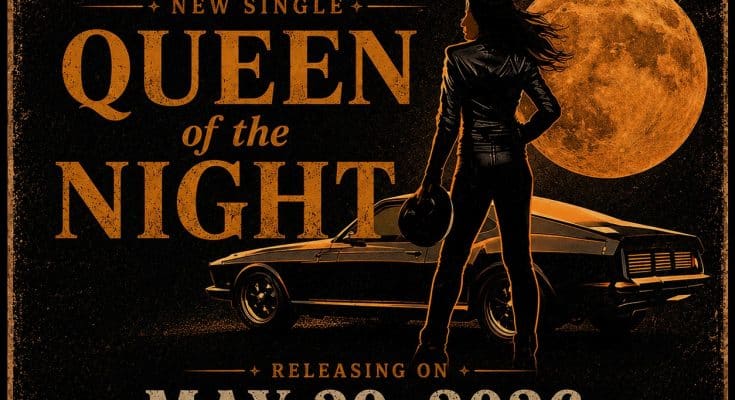 Lead Feather: "Queen of The Night" Digital Single 29th May 2026 Self Released.