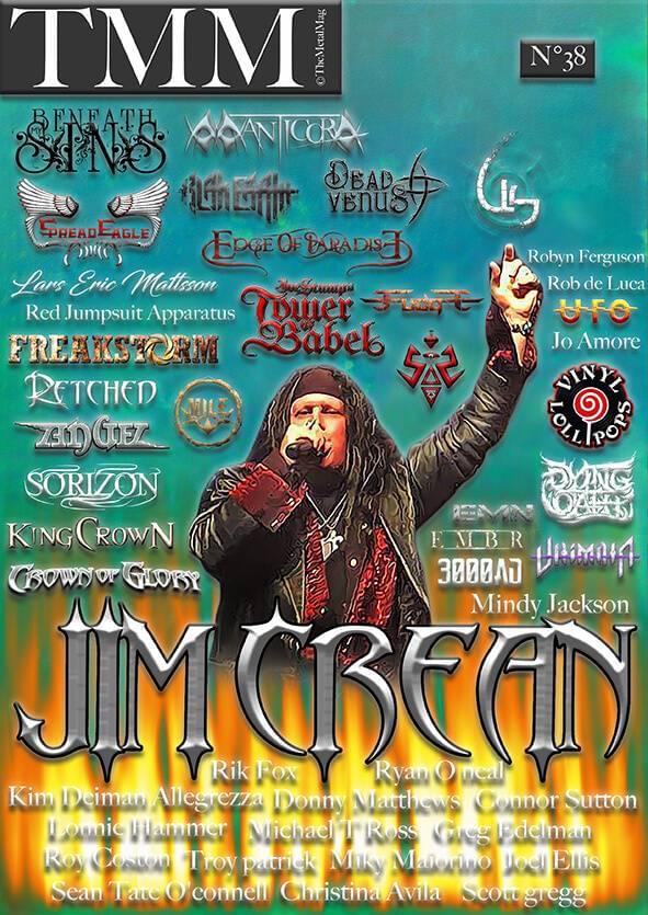 The Metal Mag N°38 Cover July - August 2020