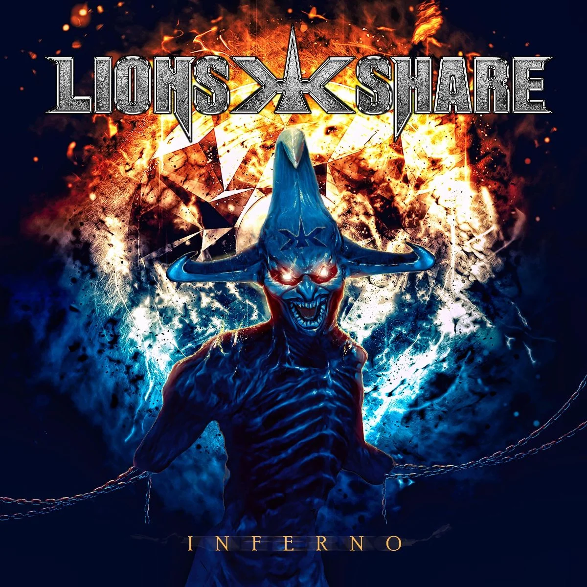 Lions Share: "Inferno" CD and LP 27th March 2026 Noterious Music.